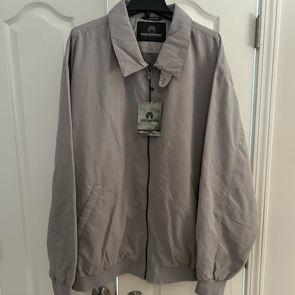 Weatherproof Fog Waterproof Warm Bomber Winter Jacket grayish size 4XL - Picture 2 of 12